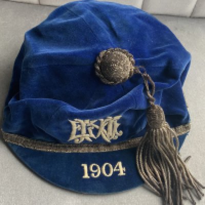 1904 Original Sporting Cap: 120 year old cap awarded to Ronald Wilson Smith.