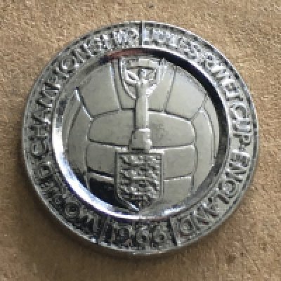 1966 World Cup Full Set Of Blazer Buttons: Original full set of 4 silver coloured buttons each having the World Cup logo. Unused immaculate nearly 60 year old quality buttons. (4)
