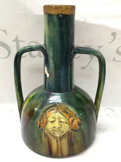 A Bellamine style flagon, 24cm tall. no reserve