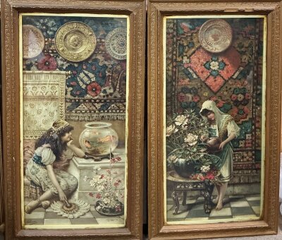 4 vintage Pears prints. To include a Pair of framed W. S. Coleman prints, “Cherry Ripe” and “Bubbles” by John Everett Millais.
