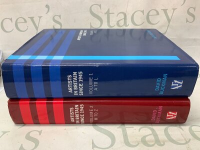 David Buckman, Artists in Britain in 2 Volumes.- NO RESERVE