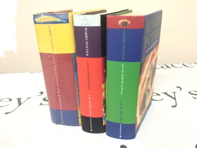 Three Harry Potter books including a First edition Harry Potter and the Order of the Phoenix.- NO RESERVE