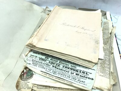 A collection of 19th century theatre show bills