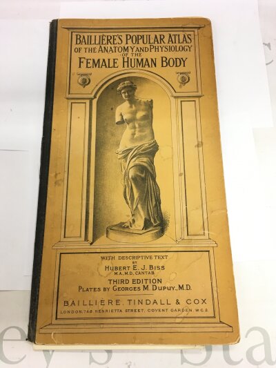 A Bailliere's Popular Atlas of the anatomy and physiology of the female human body.