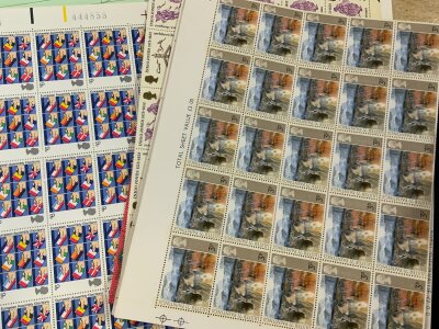A collection of British World and Commonwealth stamps.