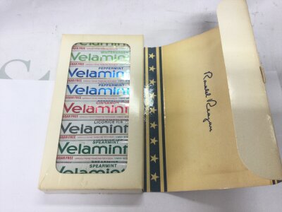 Vintage vela mints sealed candy limited edition president Ronald Reagan- NO RESERVE