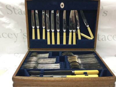 A Mappin and Webb canteen of cutlery