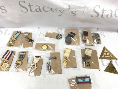 A Collection of Masonic medals
