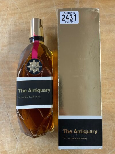 The Antiquary De Luxe Old Scotch Whisky, Boxed.