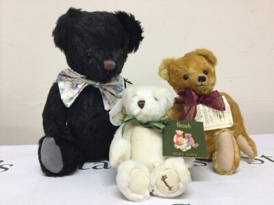 Three bears including Harrods, Deans