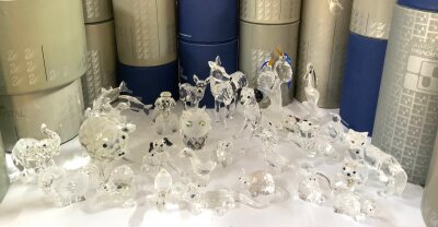 A Good collection of Swarovski figurines, all boxed and in good condition. (Plus 4 boxed figures A/F)