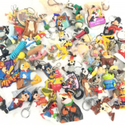 A Collection of Key Rings including Disney. Warner Brothers E.tc.