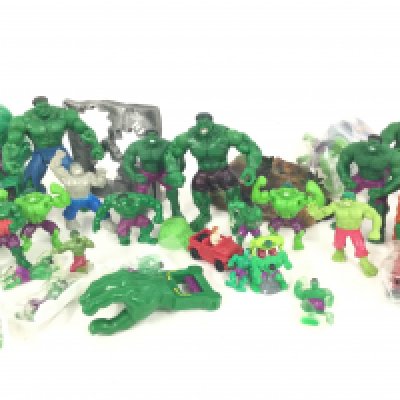 A Collection Loose Hulk Figures.