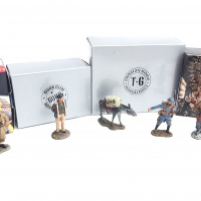 4 Boxed King And Country and Gunn Club Boxed Figures..