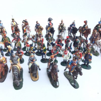 A Collection of Delprado Figures including Mounted Figures.
