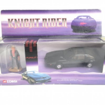 A Boxed Corgi Knight Rider Pontiac Transam Kitt. #CC05601.