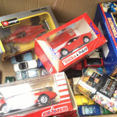 A Box Containing Boxed And Loose Diecast. No Reserve.