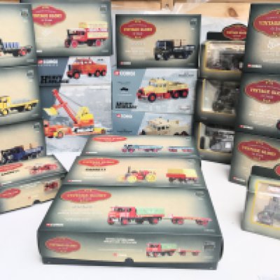 A Collection of Boxed Corgi Heavy Haulage and Vintage Glory.