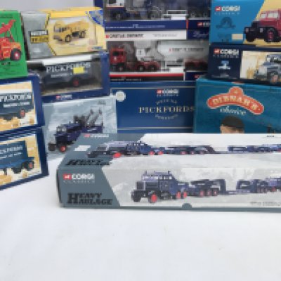 A Collection of Boxed Corgi Heavy Haulage. Classics. Etc.