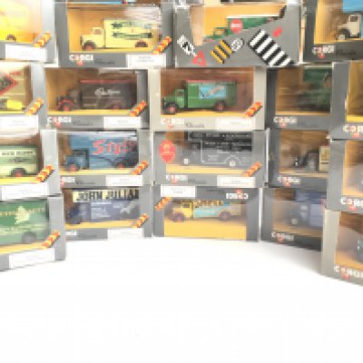 A Boxed Containing Corgi Classics. All Bedford Lorrys.