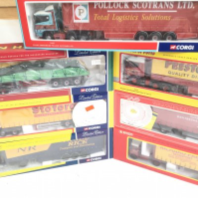 A Collection of Boxed Corgi Lorrys.