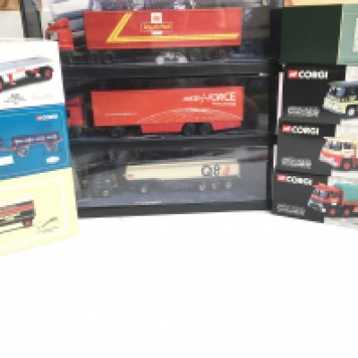 A Collection of Boxed Corgi Modern Truck. Guy Invincible Etc.