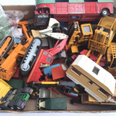 A Box Containing Playworn Diecast.