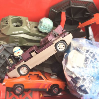A Collection of Action Force. Mask and Rock Lords vehicles Etc. Ideal for Spare Parts etc.