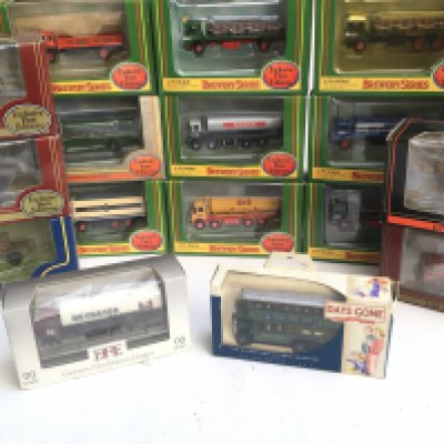 2 Boxes Containing Boxed First Exclusive Editions. An Lledo Days Gone.