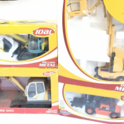 4 X Boxed Joal Diecast Construction Vehicles. Including a Mustang ME 6002.(2).