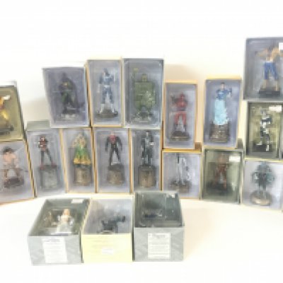 A Collection of Marvel Diecast Figures.