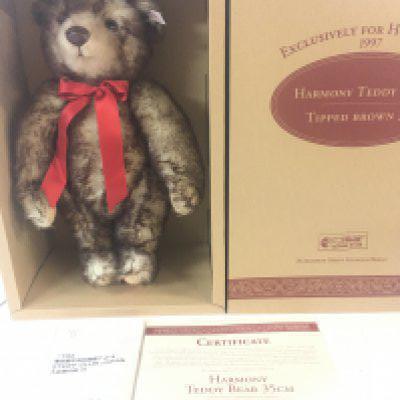 WITHDRAWN - A Boxed Steiff Harmony Bear Hong Kong Exclusive Ltd Edition #652615.
