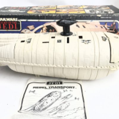 A Boxed Vintage Star Wars Rebel Transport. Box Is Worn.