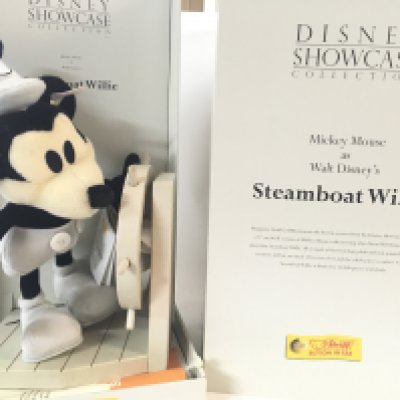 WITHDRAWN - A Boxed Steiff Micky Mouse As Walt Disneys Steamboat Willie.
