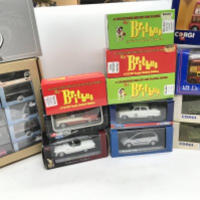 A Collection of Boxed Diecast Including Britbus. Corgi. Oxford.