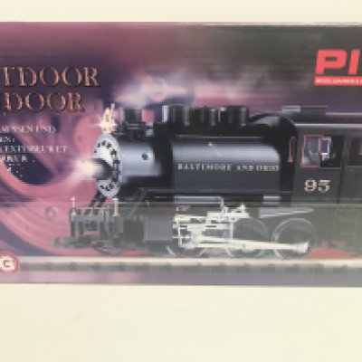 A Boxed G Gauge Piko B&O 0-6-0T Steam Loco 95 with sound #38201.