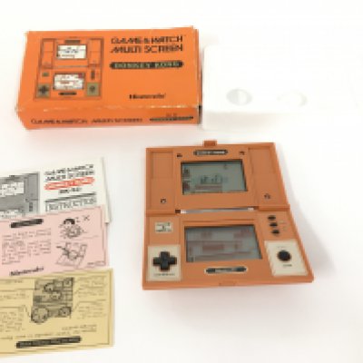 A Boxed Nintendo Game And Watch Donkey Kong.