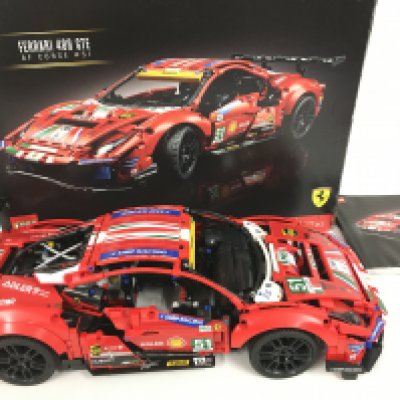 A Lego Ferrari 488 GTE AF Corse #51. With Box and Instructions.