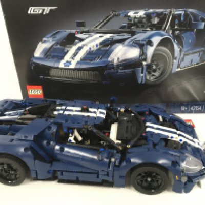 A Lego Technic Ford GT with Box And Instructions. #42154.