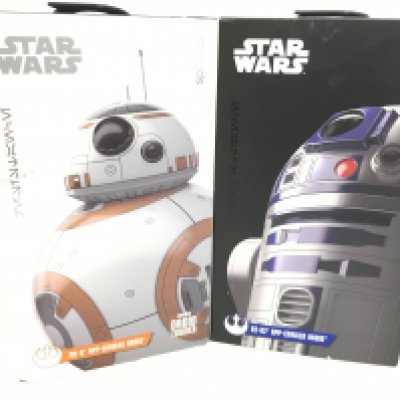 A boxed Star Wars Sphero App Enabled R2-D2 Droid. And A Bb8 (2).