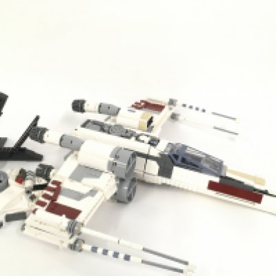 A Lego Star Wars X-Wing. Complete. With Stand.