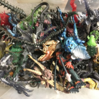 A Box Containing Alien and Predator Figures. No Reserve.