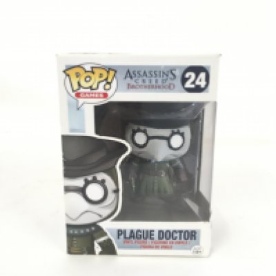A boxed funko pop figure no.24. Assassins Creed Plague Doctor. NO RESERVE