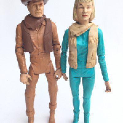 A Marx Toys Johnny and Jane Figures. NO RESERVE