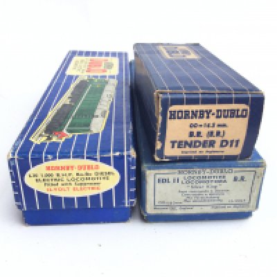 2 Boxed Hornby Duplo 3-Rail Locomotives. A Bo-Bo Diesel Electric Locomotive and a EDL BR Silver King with Tender.