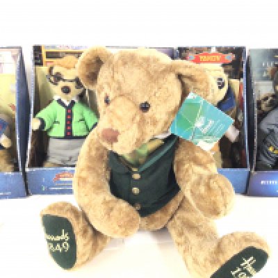 An Assorted Collection of Soft Toys and Puppets including A Hamleys Bear. NO RESERVE