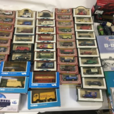 A collection of model vehicles in excess of 50 boxed items plus 10 Playworn. NO RESERVE