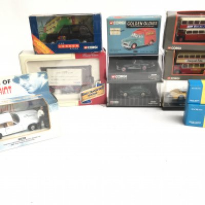 A Small Collection of Corgi Original Omnibus. Etc. And a Return Of The Saint Jaguar XJS.