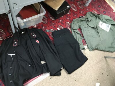 Reproduction WW2 German Panzer uniform (Jacket, shirt and trousers) no reserve