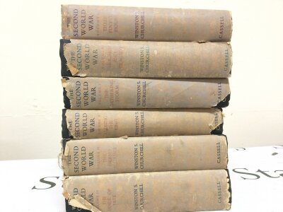 Churchill volumes history ww2, no reserve